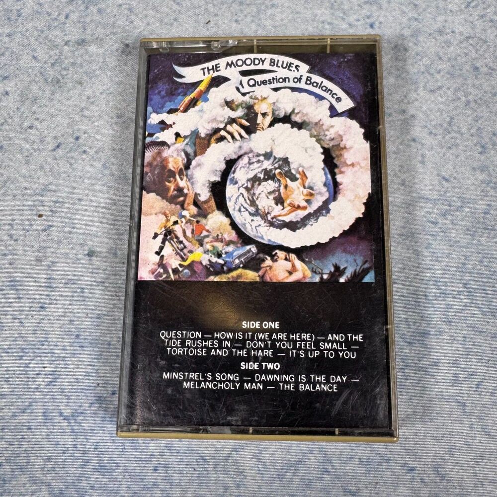 Vintage Moody Blues A Question of Balance Cassette Threshold 820 211-4